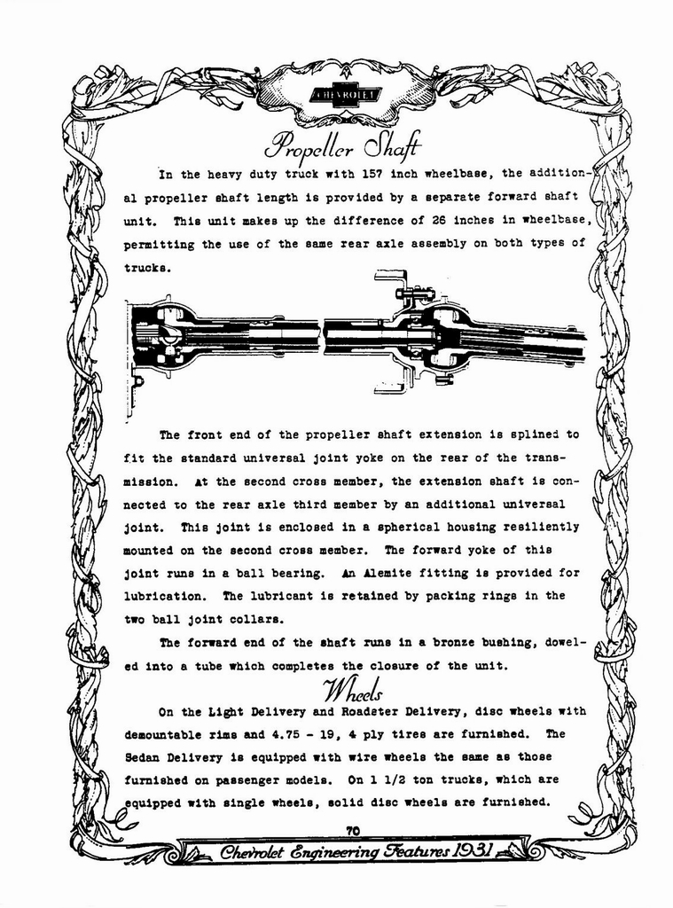 1931 Chevrolet Engineering Features Page 23